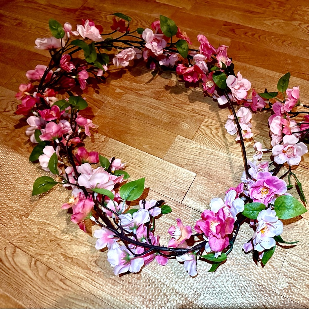 ONE 6 foot cherry blossom garland